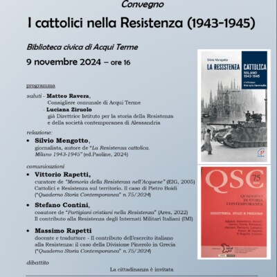 Immagine di Convegno I cattolici nella Resistenza (1943 -1945)