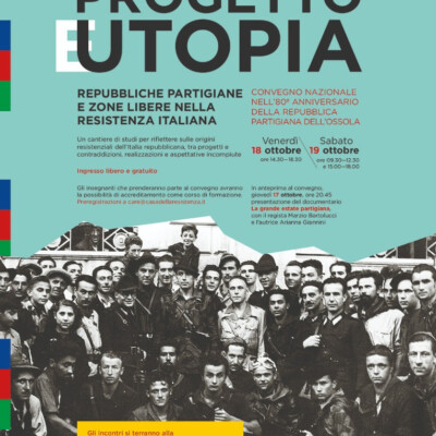 Immagine di Progetto e utopia. Repubbliche partigiane e zone libere nella Resistenza italiana.